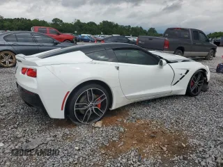 2017 Chevrolet Corvette 2LT with VIN 1G1YD2D77H5100579, listed as a Copart auction lot 58973455 with Not provided miles and Salvage title. Bid and sale history available at DreamBid. Image 3.