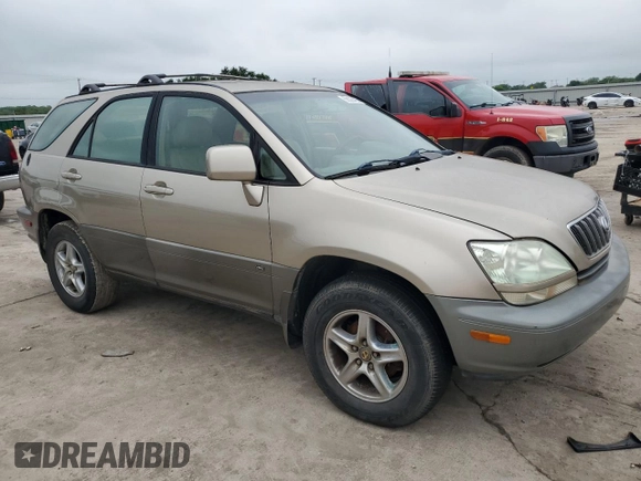 2001 Lexus RX 300 with VIN JTJGF10U110116229, listed as a Copart auction lot 55526465 with 172,679 mi miles and Clean Title. Bid and sale history available at carsss.com. Image 4.