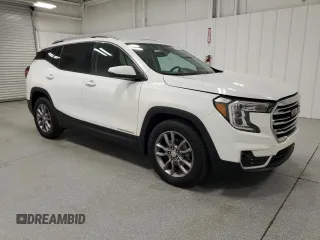 2023 GMC Terrain SLT z VIN 3GKALPEG2PL188824, wystawiony jako Copart lot #64419865 z przebiegiem 69 644 mil mil oraz Czysty tytuł • Clean title. Historia ofert i sprzedaży dostępna na DreamBid. Obrazek 4.