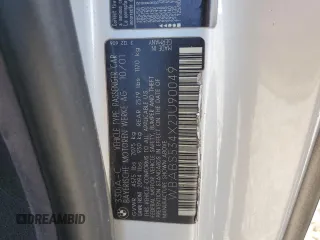 2002 BMW 3 Series 330Ci with VIN WBABS534X2JU90049, listed as a Copart auction lot 52205255 with 160,746 mi miles and Salvage Title. Bid and sale history available at carsss.com. Image 12.