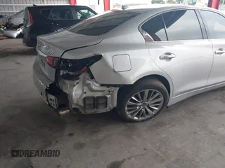 2020 Infiniti Q50 Luxe with VIN JN1EV7AP4LM206062, listed as a IAAI auction lot 41208388 with 64,621 mi miles and . Bid and sale history available at DreamBid. Image 6.