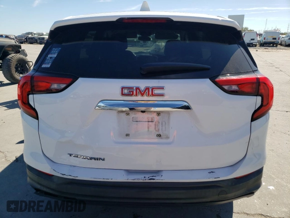 2018 GMC Terrain SLE with VIN 3GKALMEV0JL246112, listed as a Copart auction lot 49591665 with 83,616 mi miles and Salvage Title. Bid and sale history available at carsss.com. Image 6.
