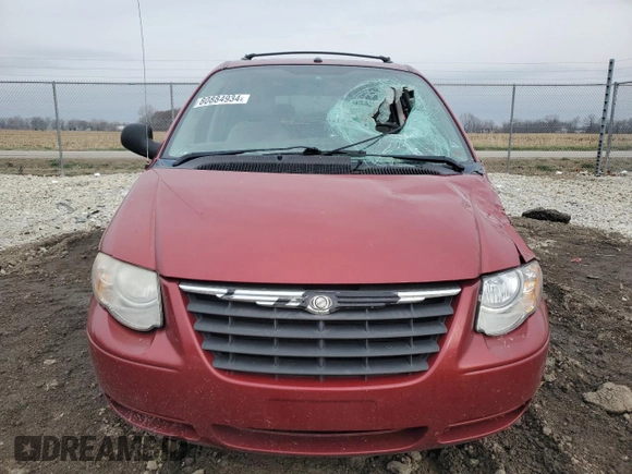 2007 Chrysler Town & Country LWB Touring with VIN 2A8GP54L47R288870, listed as a Copart auction lot 80884934 with 255,881 mi miles and Clean Title. Bid and sale history available at carsss.com. Image 5.