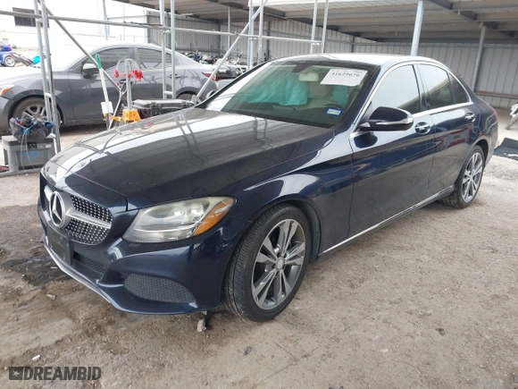 2015 Mercedes-Benz C-Class C 300 with VIN 55SWF4JB3FU094478, listed as a IAAI auction lot 41629676 with 91,603 mi miles. Bid and sale history available at carsss.com. Image 17.