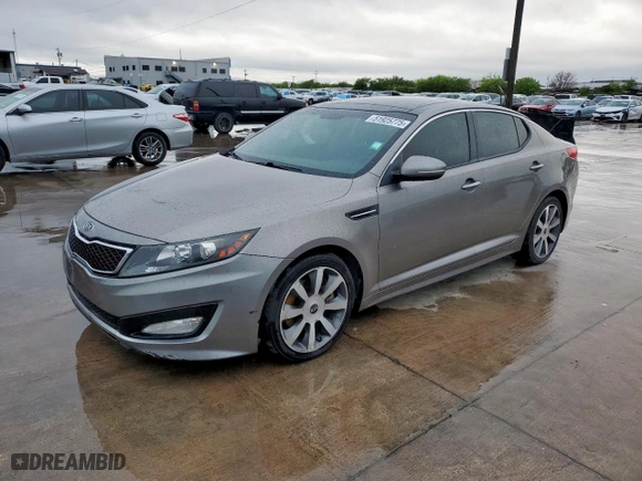 2012 Kia Optima SX with VIN 5XXGR4A61CG067241, listed as a Copart auction lot 51925775 with 158,853 mi miles and Salvage Title. Bid and sale history available at carsss.com. Image 1.