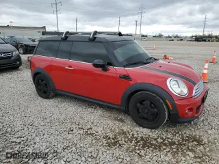 2011 MINI Cooper Clubman with VIN WMWZF3C51BT188671, listed as a Copart auction lot 53154805 with 69,844 mi miles and Salvage Title. Bid and sale history available at carsss.com. Image 4.
