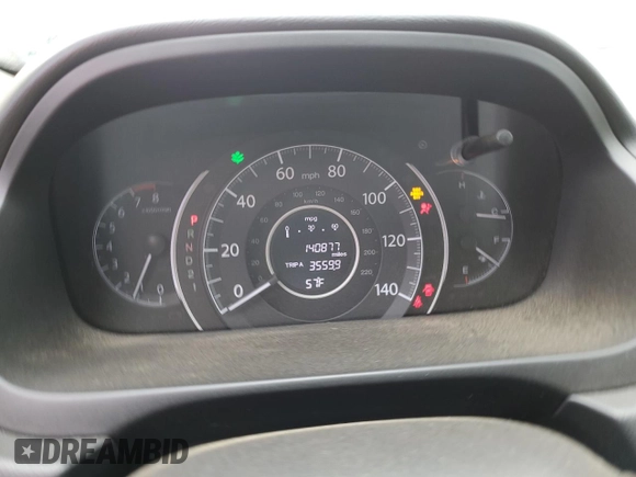 2013 Honda CR-V EX-L with VIN 2HKRM4H75DH615737, listed as a Copart auction lot 50718155 with 140,877 mi miles and Salvage Title. Bid and sale history available at carsss.com. Image 9.