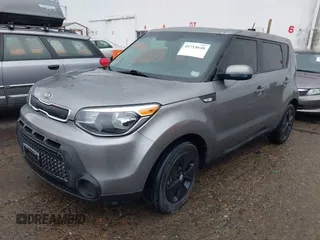2014 Kia Soul with VIN KNDJN2A22E7046591, listed as a IAAI auction lot 41714648 with 157,363 mi miles. Bid and sale history available at carsss.com. Image 2.