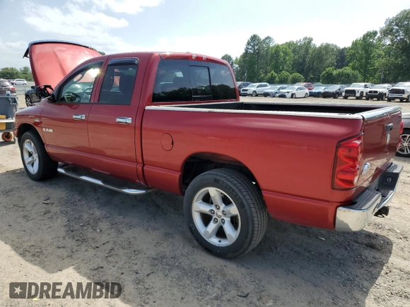 2008 Dodge 1500 SLT z VIN 1D7HA182X8J236565, wystawiony jako Copart lot #57076275 z przebiegiem Nie podano mil oraz Szkoda całkowita • Salvage title. Historia ofert i sprzedaży dostępna na DreamBid. Obrazek 2.