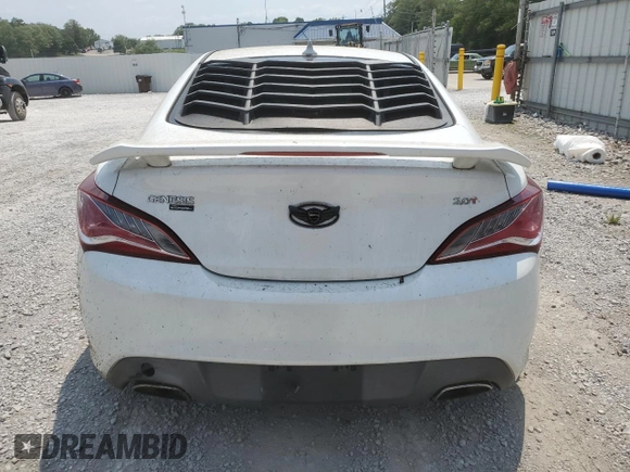 2013 Hyundai Genesis Coupe 2.0T with VIN KMHHT6KD9DU109502, listed as a Copart auction lot 65633444 with 98,387 mi miles and Salvage title. Bid and sale history available at DreamBid. Image 6.