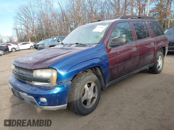 2006 Chevrolet TrailBlazer LS with VIN 1GNET16S666145276, listed as a IAAI auction lot 41397684 with 143,408 mi miles and . Bid and sale history available at DreamBid. Image 2.