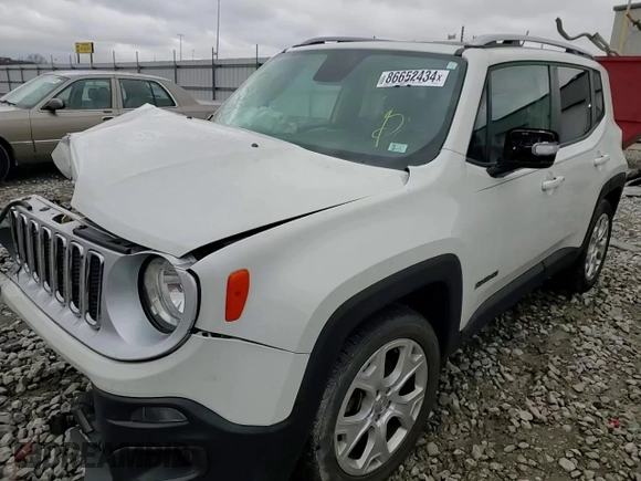 2016 Jeep Renegade Limited with VIN ZACCJADT8GPD70928, listed as a Copart auction lot 86652434 with Not provided miles and Salvage title. Bid and sale history available at DreamBid. Image 11.