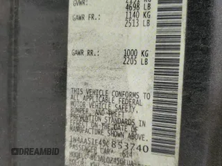 2009 Nissan Maxima S z VIN 1N4AA51E49C853740, wystawiony jako Copart lot #51492735 z przebiegiem 196 899 mil mil oraz Szkoda całkowita • Salvage title. Historia ofert i sprzedaży dostępna na DreamBid. Obrazek 15.