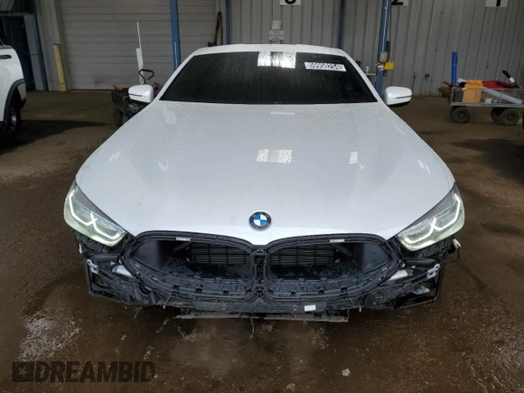 2023 BMW 8 Series 840i with VIN WBAAE4C03PCL64184, listed as a Copart auction lot 59950254 with 23,624 mi miles and Clean Title. Bid and sale history available at carsss.com. Image 5.