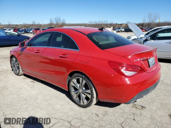 2017 Mercedes-Benz CLA with VIN WDDSJ4EB6HN436864, listed as a Copart auction lot 40863233 with 99,349 mi miles. Bid and sale history available at carsss.com. Image 2.