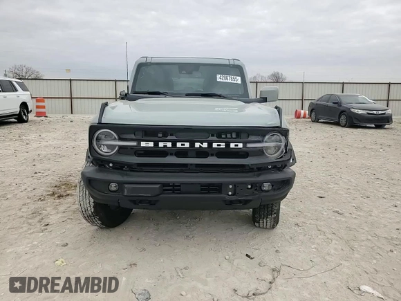 2024 Ford Bronco Outer Banks with VIN 1FMDE8BH3RLB22749, listed as a Copart auction lot 42867855 with 1,693 mi miles and Salvage Title. Bid and sale history available at DreamBid. Image 11.
