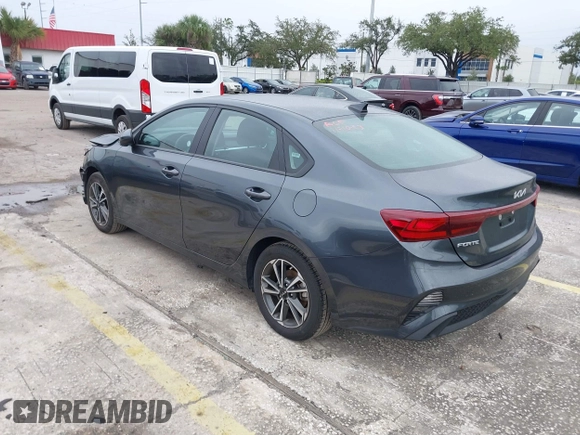 2023 Kia Forte LXS with VIN 3KPF24AD9PE585109, listed as a IAAI auction lot 38135425 with 15,898 mi miles. Bid and sale history available at carsss.com. Image 3.