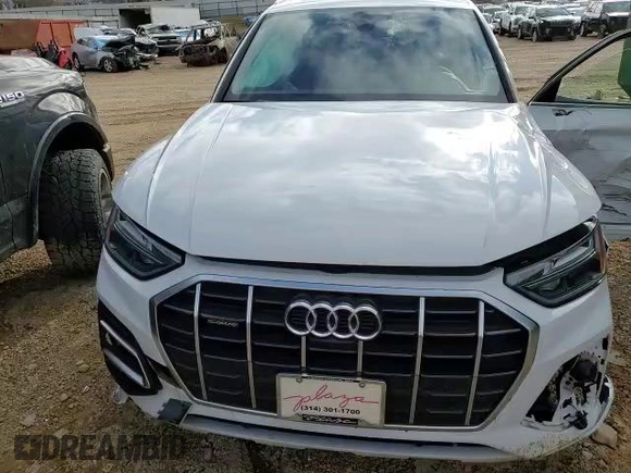 2021 Audi Q5 Premium Plus with VIN WA1BAAFY5M2098861, listed as a Copart auction lot 71633382 with Not Provided miles. Bid and sale history available at carsss.com. Image 12.