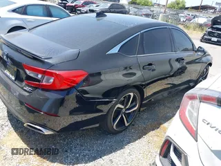 2019 Honda Accord Sport with VIN 1HGCV2F38KA030812, listed as a IAAI auction lot 42429667 with 98,648 mi miles and . Bid and sale history available at DreamBid. Image 4.