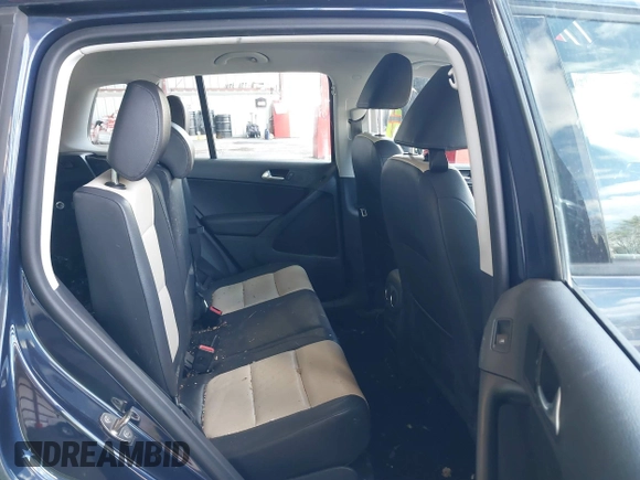 2016 Volkswagen Tiguan S with VIN WVGAV7AX5GW584747, listed as a IAAI auction lot 41853488 with 92,579 mi miles and . Bid and sale history available at DreamBid. Image 8.