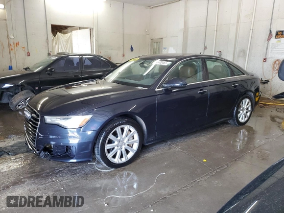 2016 Audi A6 Premium Plus z VIN WAUGFAFC4GN014515, wystawiony jako Copart lot #58400465 z przebiegiem 132 459 mil mil oraz Szkoda całkowita • Salvage title. Historia ofert i sprzedaży dostępna na DreamBid. Obrazek 1.