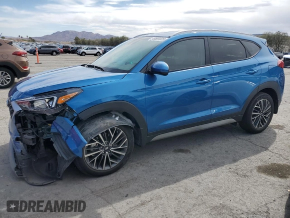 2020 Hyundai Tucson Sport with VIN KM8J3CAL0LU263958, listed as a Copart auction lot 48581035 with 30,678 mi miles and Salvage title. Bid and sale history available at DreamBid. Image 1.