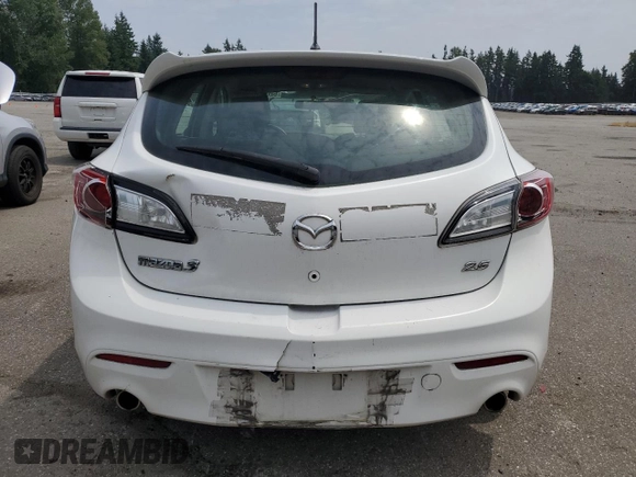 2010 Mazda 3 S Sport with VIN JM1BL1H62A1209153, listed as a Copart auction lot 62018355 with 208,437 mi miles and Salvage title. Bid and sale history available at DreamBid. Image 6.