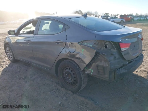 2013 Hyundai Elantra GLS PZEV with VIN 5NPDH4AE1DH161655, listed as a IAAI auction lot 41455556 with 278,893 mi miles. Bid and sale history available at carsss.com. Image 3.
