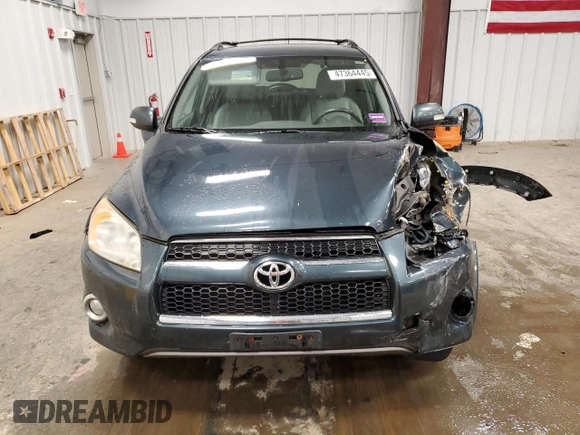 2010 Toyota RAV4 Ltd with VIN JTMDF4DV7A5035541, listed as a Copart auction lot 47364445 with 0 mi miles and Salvage Title. Bid and sale history available at carsss.com. Image 5.