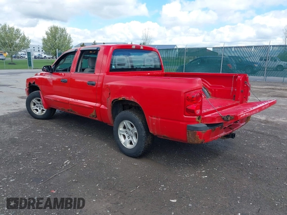 2006 Dodge Dakota SLT with VIN 1D7HW48N66S639608, listed as a IAAI auction lot 42201208 with 145,303 mi miles and . Bid and sale history available at carsss.com. Image 3.
