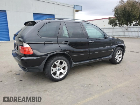 2006 BMW X5 3.0i with VIN 5UXFA13596LY26193, listed as a Copart auction lot 81939334 with 192,918 mi miles and Salvage Title. Bid and sale history available at carsss.com. Image 3.