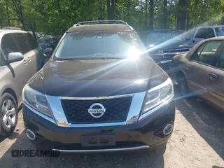2016 Nissan Pathfinder SV with VIN 5N1AR2MN3GC664163, listed as a IAAI auction lot 42071463 with 214,767 mi miles. Bid and sale history available at carsss.com. Image 12.