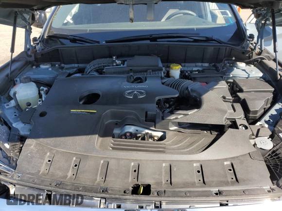2023 Infiniti QX55 Luxe with VIN 3PCAJ5JR9PF118989, listed as a Copart auction lot 48352715 with 13,558 mi miles and Salvage title. Bid and sale history available at DreamBid. Image 14.