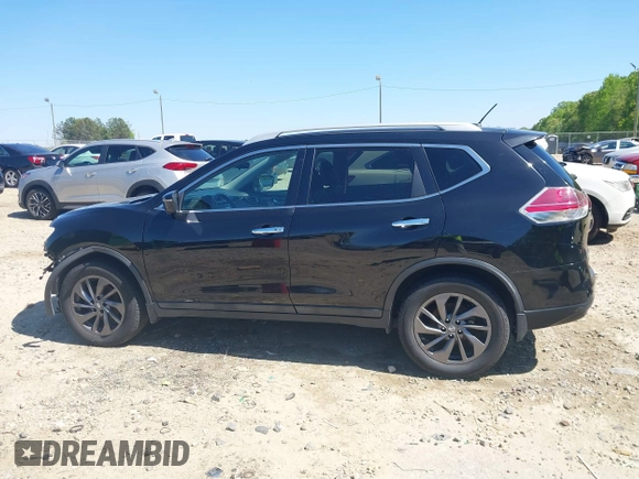 2016 Nissan Rogue SL with VIN 5N1AT2MV5GC785553, listed as a IAAI auction lot 42022397 with 181,026 mi miles and . Bid and sale history available at DreamBid. Image 15.
