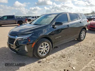 2023 Chevrolet Equinox LT with VIN 3GNAXKEG6PL173463, listed as a Copart auction lot 61976225 with 34,322 mi miles and Salvage title. Bid and sale history available at DreamBid. Image 1.