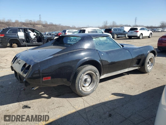 1976 Chevrolet Corvette with VIN 1Z37L6S431663, listed as a Copart auction lot 49045205 with 12,830 mi miles and Clean title. Bid and sale history available at DreamBid. Image 3.