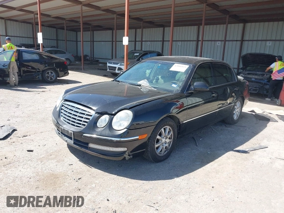 2008 Kia Amanti with VIN KNALD125385145061, listed as a IAAI auction lot 42006853 with 162,523 mi miles. Bid and sale history available at carsss.com. Image 2.