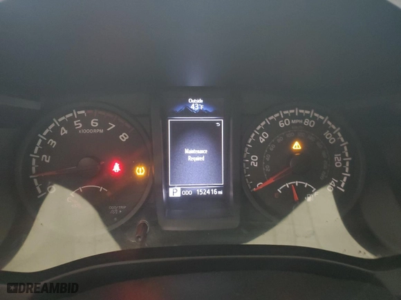 2019 Toyota Tacoma 2WD SR with VIN 5TFRX5GN7KX148271, listed as a Copart auction lot 44446655 with 152,416 mi miles and Clean Title. Bid and sale history available at carsss.com. Image 9.