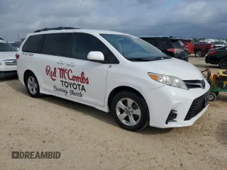 2019 Toyota Sienna LE Auto Access Seat with VIN 5TDKZ3DC9KS977464, listed as a Copart auction lot 54574395 with 111,346 mi miles and Salvage Title. Bid and sale history available at DreamBid. Image 4.