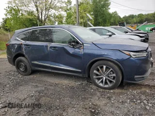 2025 Acura MDX Technology с VIN 5J8YE1H48SL009162, выставлен на аукционе Copart как лот 58156955 с пробегом 9 265 миль миль и Списание • Salvage title. История ставок и продаж доступна на DreamBid. Изображение 4.