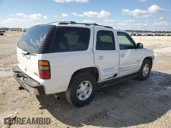 2005 GMC Yukon SLT with VIN 1GKEK13TX5R118933, listed as a Copart auction lot 87057744 with 213,900 mi miles and Salvage Title. Bid and sale history available at carsss.com. Image 3.