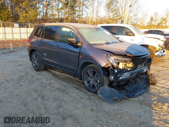 2020 Honda Passport EX-L with VIN 5FNYF7H55LB005906, listed as a IAAI auction lot 41322450 with 66,545 mi miles and . Bid and sale history available at DreamBid. Image 1.