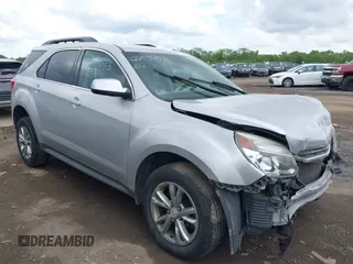 2016 Chevrolet Equinox LT z VIN 2GNALCEK6G1141457, wystawiony jako IAAI lot #42253853 z przebiegiem 110 203 mil mil oraz . Historia ofert i sprzedaży dostępna na DreamBid. Obrazek 1.