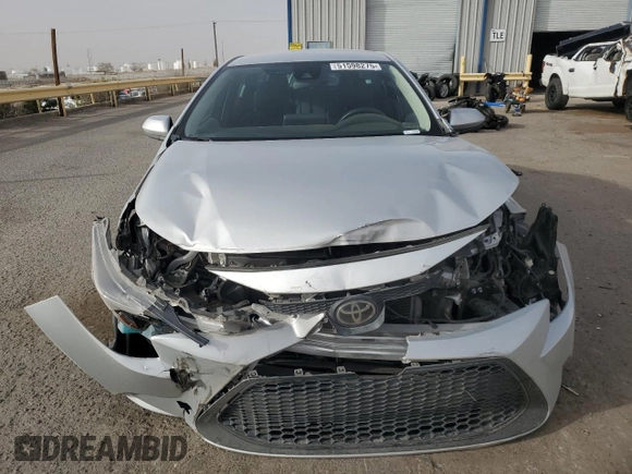 2020 Toyota Corolla LE with VIN 5YFEPRAE7LP033491, listed as a Copart auction lot 51598275 with 56,011 mi miles and Salvage Title. Bid and sale history available at carsss.com. Image 5.