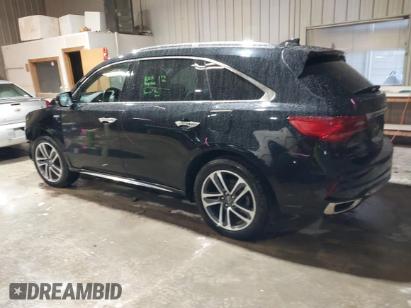 2017 Acura MDX Sport Hybrid w/Advance Pkg with VIN 5FRYD7H79HB000463, listed as a IAAI auction lot 40926548 with 131,998 mi miles. Bid and sale history available at carsss.com. Image 3.