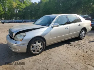 2002 Lexus LS 430 z VIN JTHBN30F420059148, wystawiony jako Copart lot #53509555 z przebiegiem 253 171 mil mil oraz Szkoda całkowita • Salvage title. Historia ofert i sprzedaży dostępna na DreamBid. Obrazek 1.