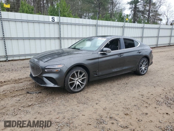 2023 Genesis G70 2.0T with VIN KMTG34TA6PU128183, listed as a Copart auction lot 39857364 with Not Provided miles and Salvage Title. Bid and sale history available at DreamBid. Image 1.