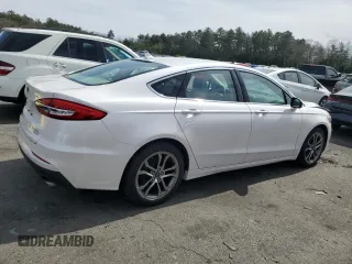 2019 Ford Fusion SEL with VIN 3FA6P0CD4KR224756, listed as a Copart auction lot 49507855 with 56,785 mi miles and Salvage Title. Bid and sale history available at carsss.com. Image 3.