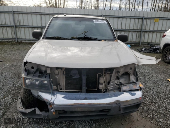 2008 GMC Canyon SLE2 with VIN 1GTDT13E688136989, listed as a Copart auction lot 83869354 with 154,807 mi miles and Salvage Title. Bid and sale history available at carsss.com. Image 5.