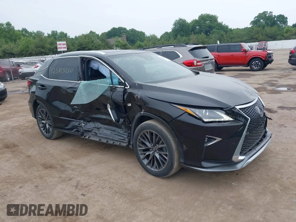 2016 Lexus RX 350 with VIN 2T2BZMCA5GC048079, listed as a IAAI auction lot 42503010 with 50,829 mi miles and . Bid and sale history available at DreamBid. Image 1.